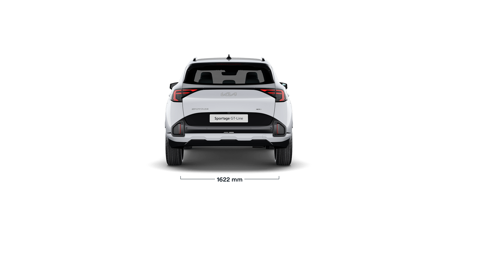 Kia Sportage Abmessungen - Heckansicht
